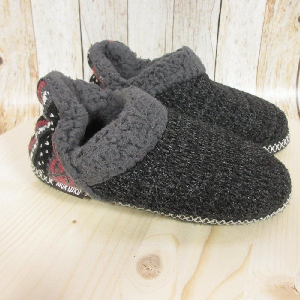 Muk Luk house shoes slippers high top Small 5